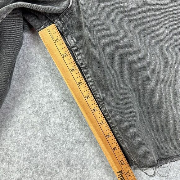 VTG Levis 550 Jean Shorts Jorts Mens 34 Relaxed Fit Cut Off Distressed Grunge* - Picture 9 of 11